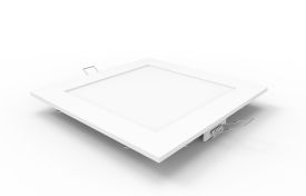 2010730010  Intego R Ecovision Slim Recessed 170mm Square (6") 12W, 6400K, 120°, Cut-Out 150x150mm